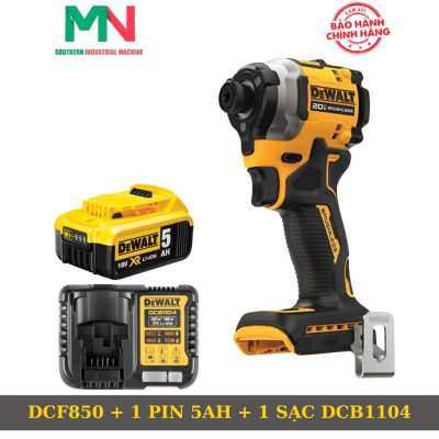 Thân máy + 1 Pin 5Ah + 1 Sạc DCB1104