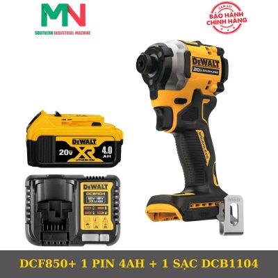 Thân máy + 1 Pin 4Ah + 1 Sạc DCB1104