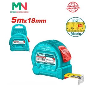 Thước kéo thép nền vàng 5x19mm Total TMT37519