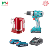 Bộ máy khoan pin TIDLI20608 & máy máy trộn cầm tay KMMX006R Total TOSLI23062