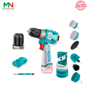Combo Máy khoan pin 16V Total TOSLI240786 (Kèm 11 bàn chải TACB1101)