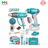 Bộ máy thổi nóng dùng điện và pin Total TOSLI250801 (2 Pin 5.0Ah, 1 Sạc)