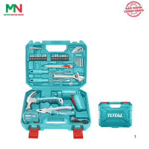 Bộ 38 món bao gồm máy siết vít TSDLI0402 Total THKTHP10386
