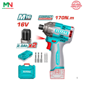 Máy vặn vít dùng pin 16V Total TIRLI16178 (2 Pin 2.0Ah & Sạc)