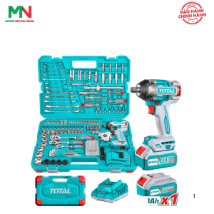 Combo máy siết bu lông TIWLI2050 kèm 152 phụ kiện Total THKTHP31522